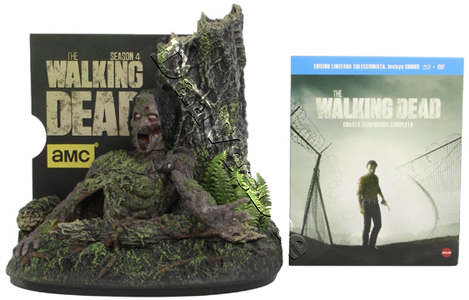 The Walking Dead (Complete Season 4) - 5-Disc Box Set & Tree Walker Figure (Blu-Ray)